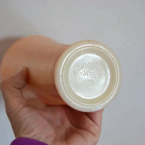 Vtg  Peach Luster Vase - Picture 3 of 7